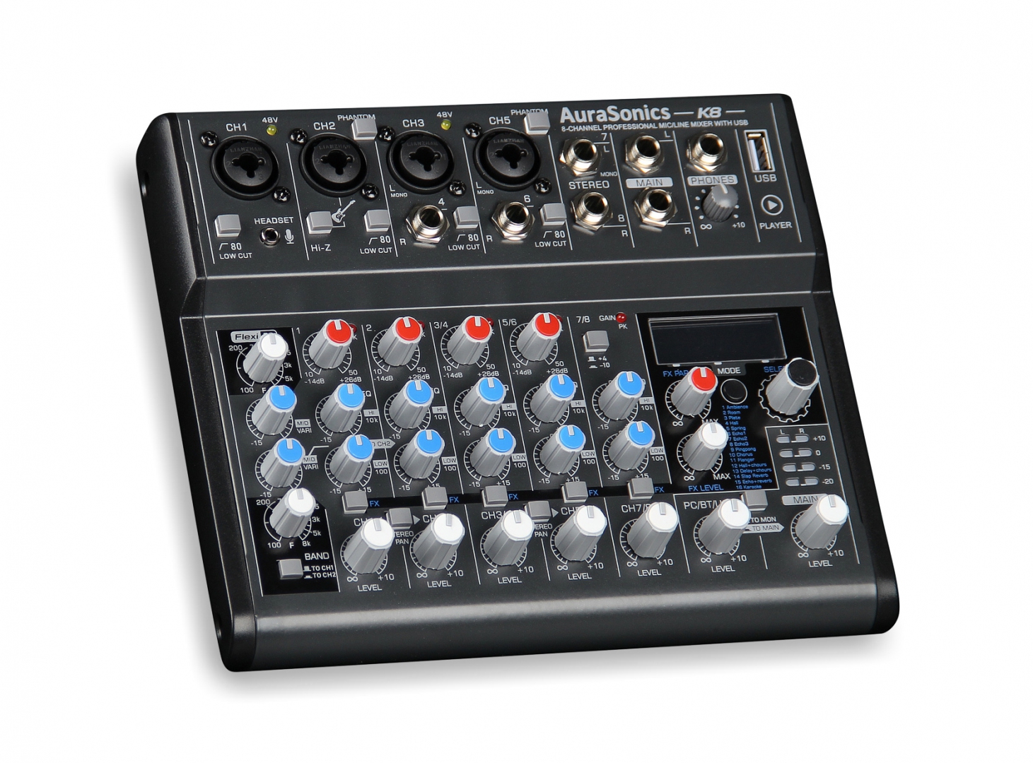 AuraSonics K8 компактный микшерный пульт в Новочеркасске