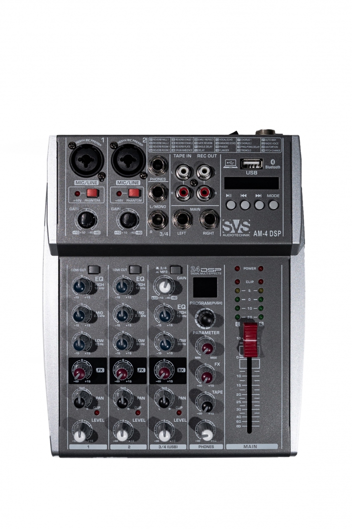 SVS Audiotechnik mixers AM-4 DSP Аналоговый микшерный пульт, 4-канала в Новочеркасске