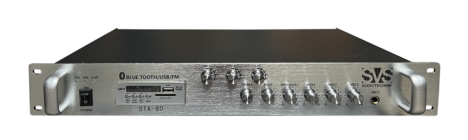 SVS Audiotechnik STA-80 Микшер-усилитель для систем Public Address в Новочеркасске